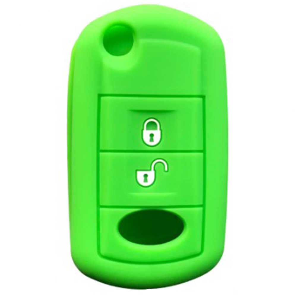 Husă de silicon pentru cheie Land Rover cu 2 butoane - Albastru