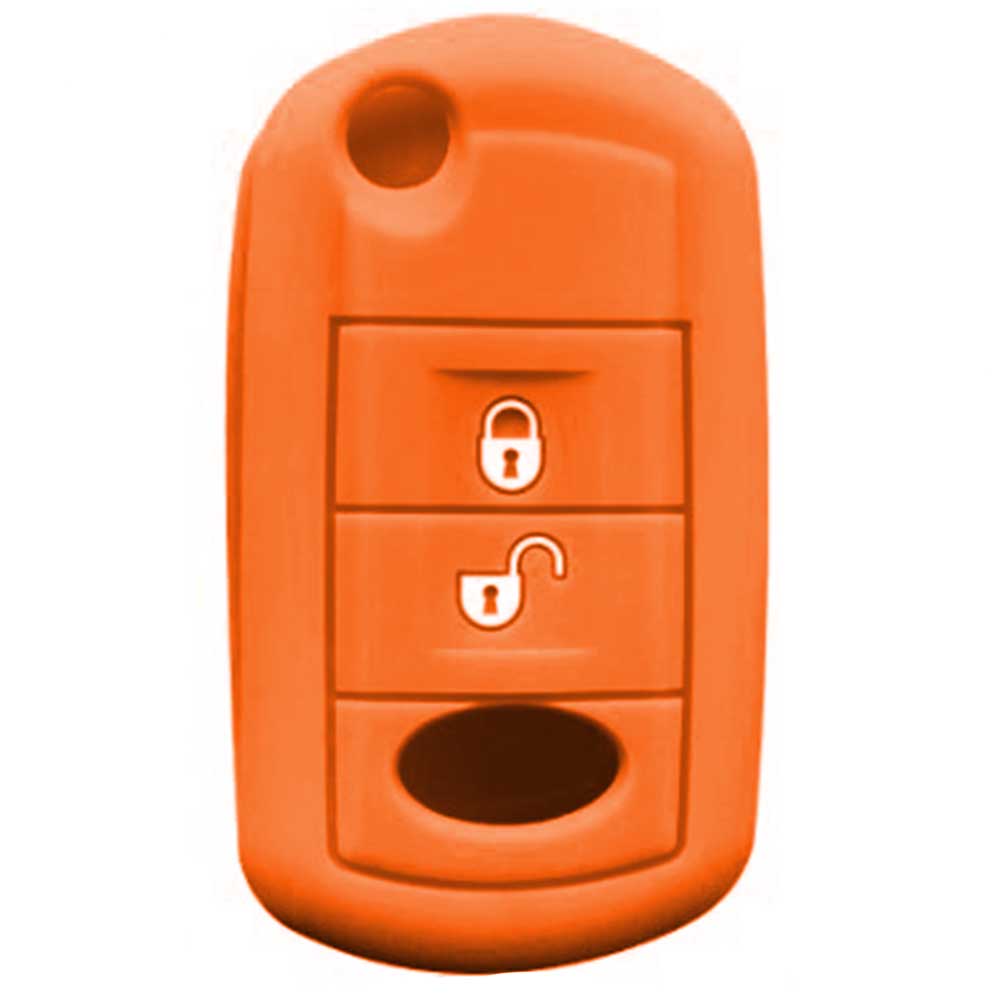 Land Rover 2 gombos szilikon tok, narancs színben.