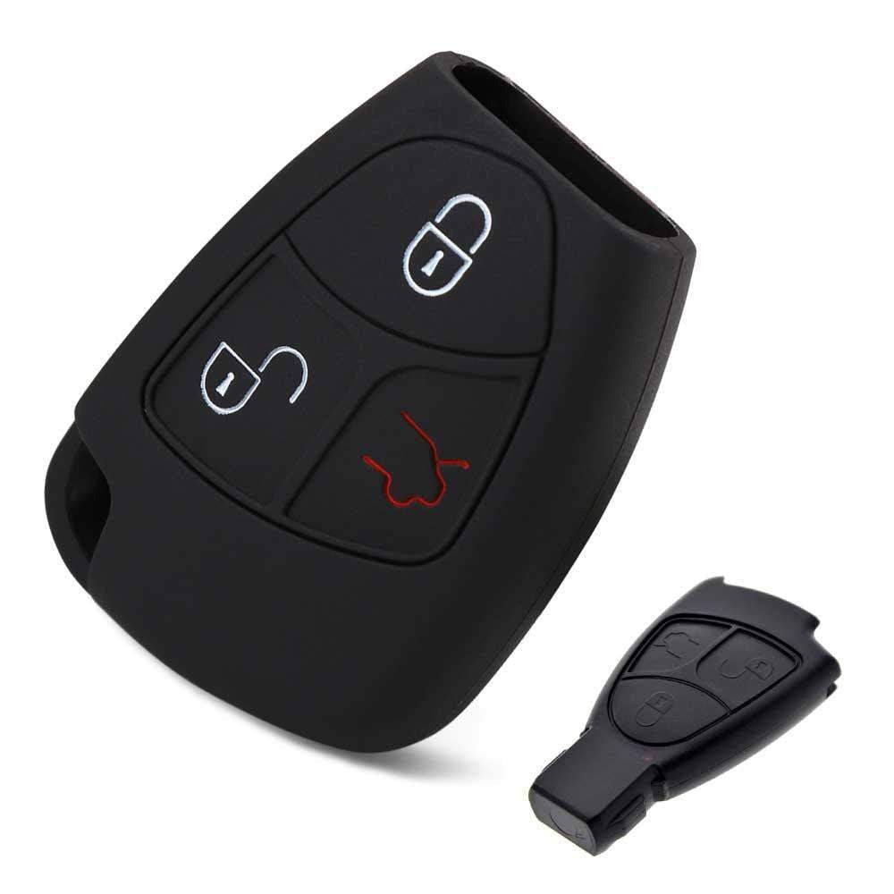 Mercedes szilikon tok 3 gombos kulcshoz