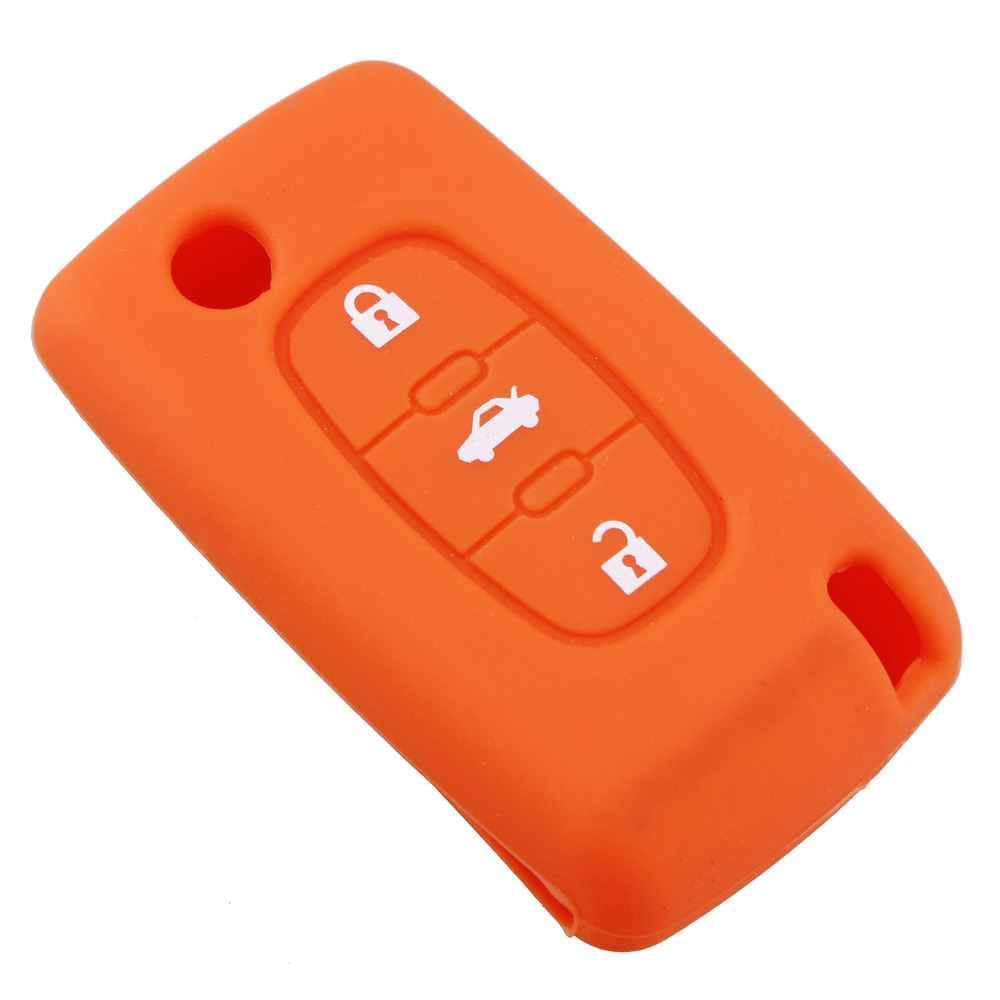 Husă de silicon pentru cheie Peugeot, 3 butoane