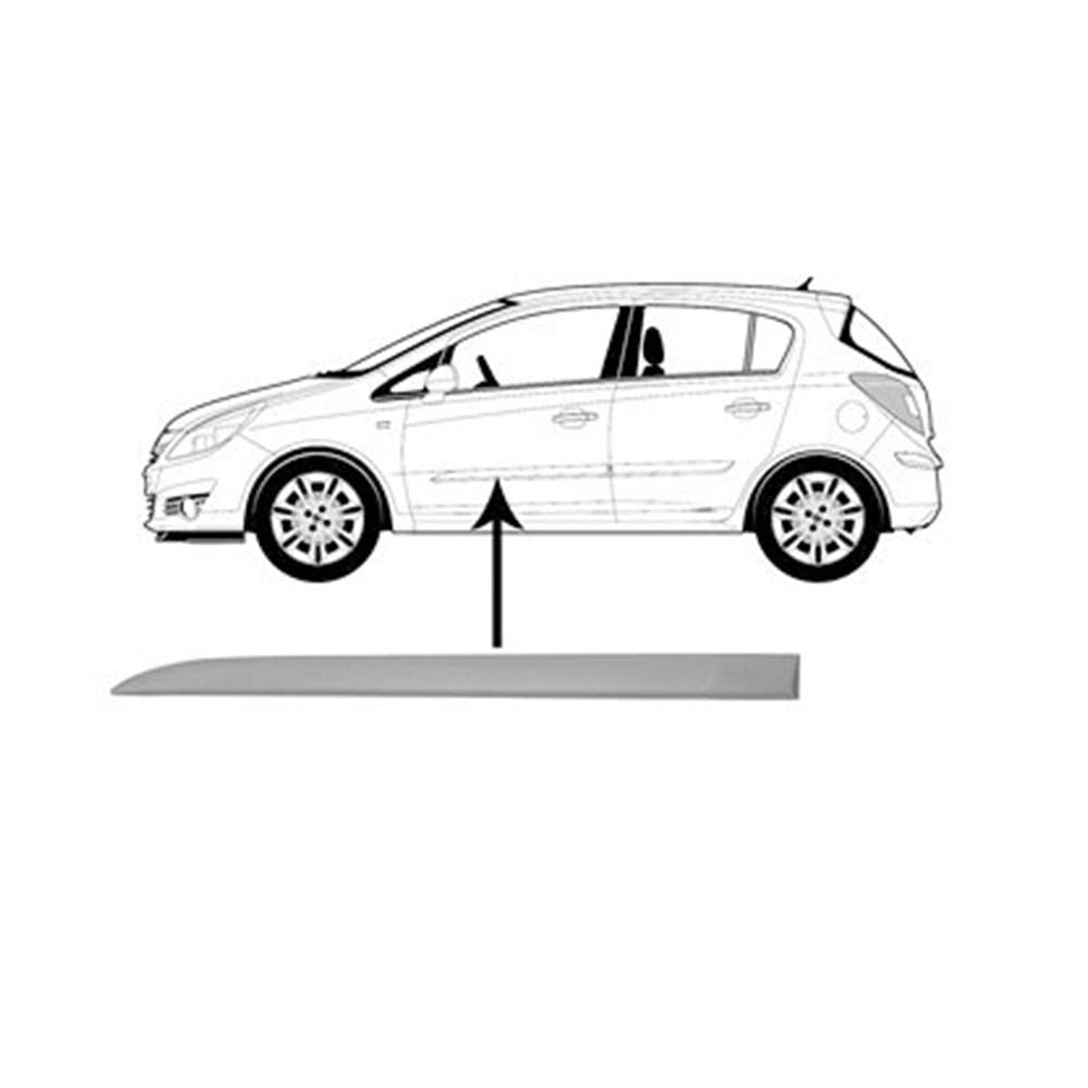 Opel Corsa D oldalsó díszléc 2006-