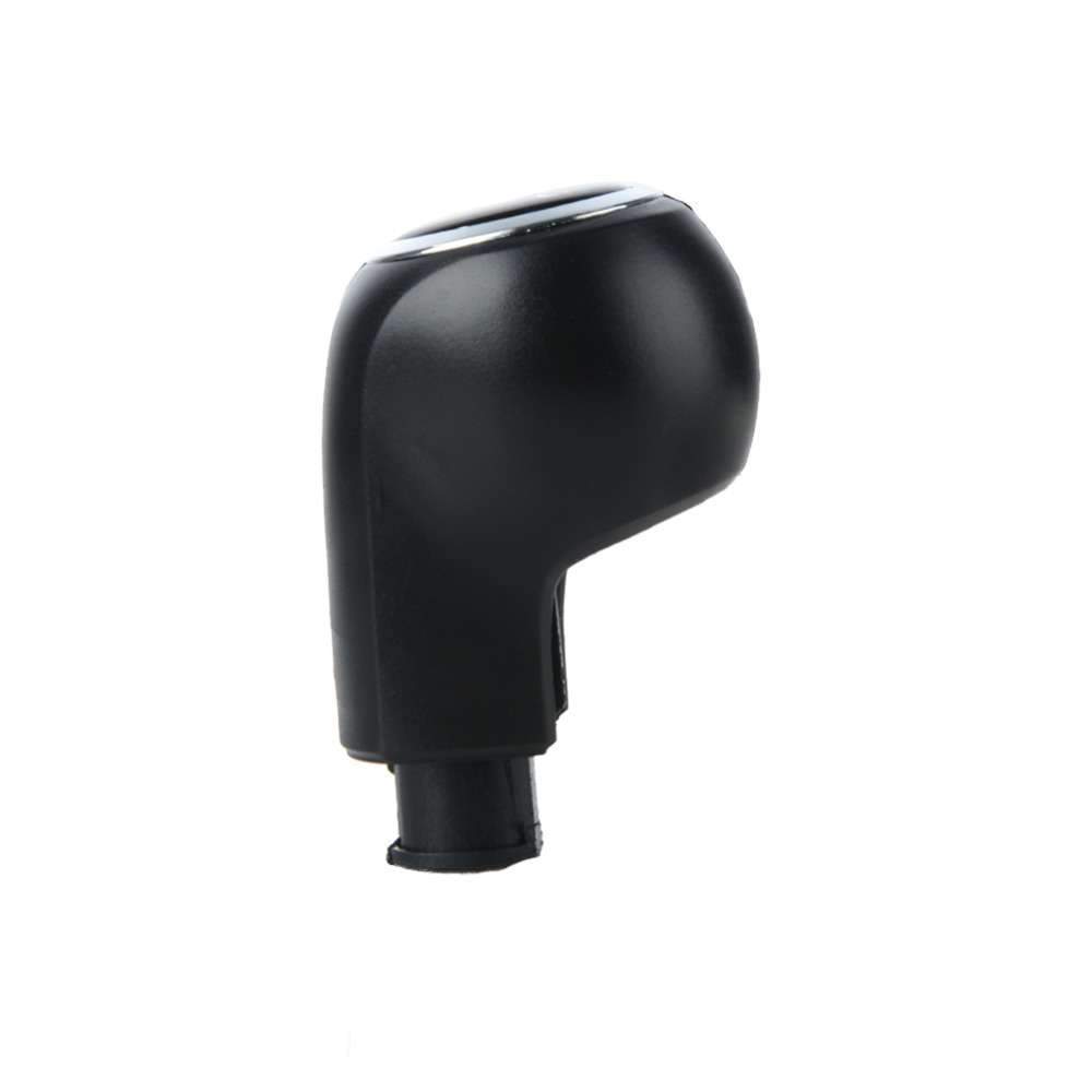 Fekete, 5 sebességes Opel váltógomb üveg számlappal, króm számlapkerettel.