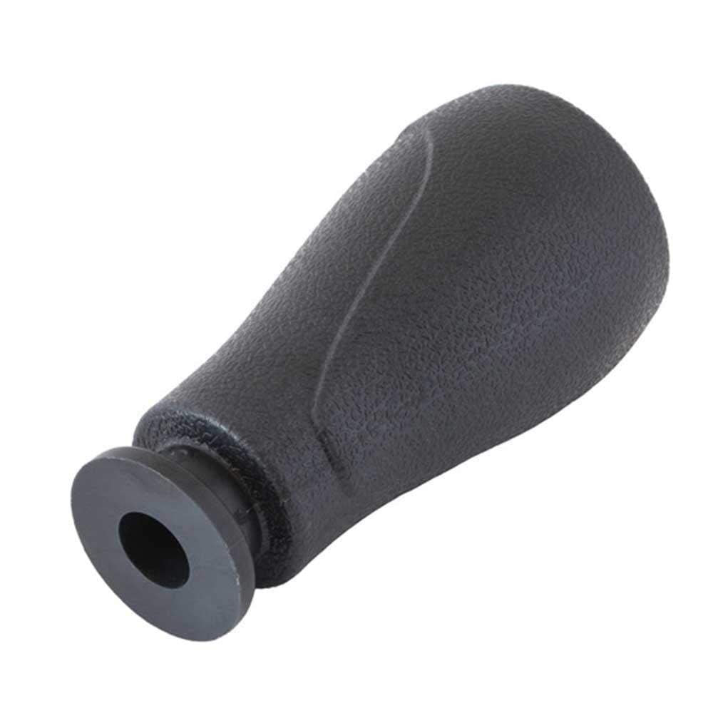 Szürke színű, 5 sebességes Peugeot váltógomb.