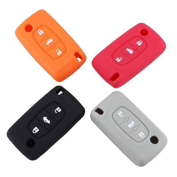 Husă de silicon pentru cheie Peugeot, 3 butoane