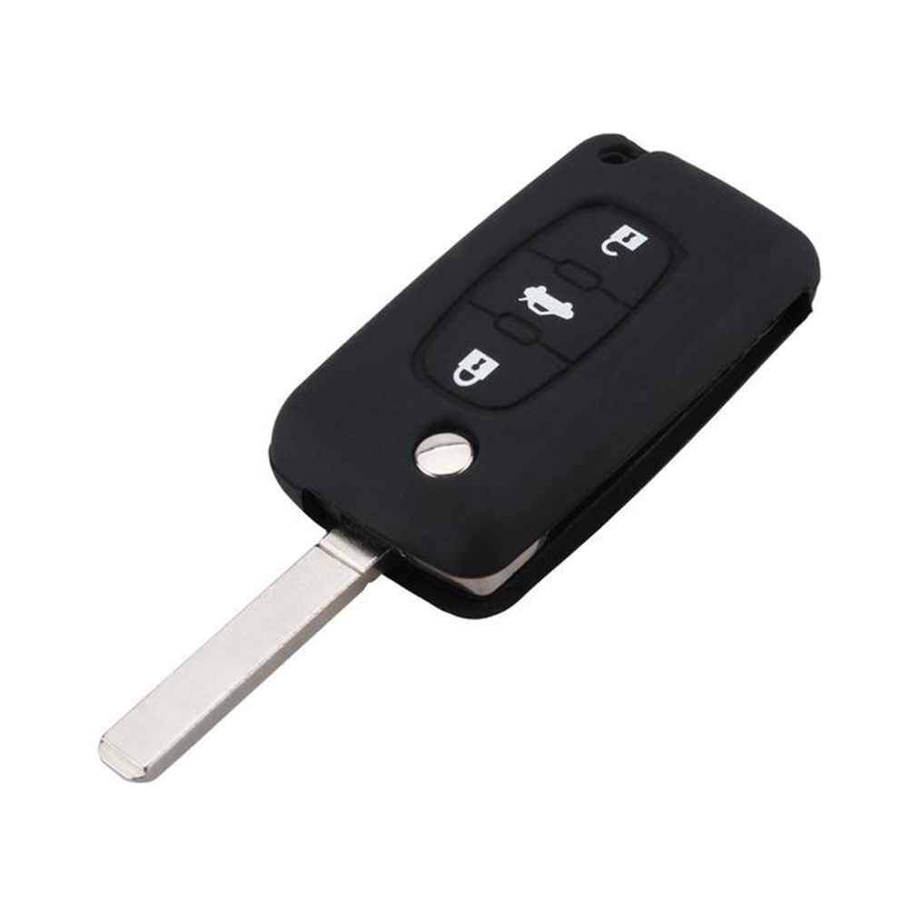 Husă de silicon pentru cheie Peugeot, 3 butoane