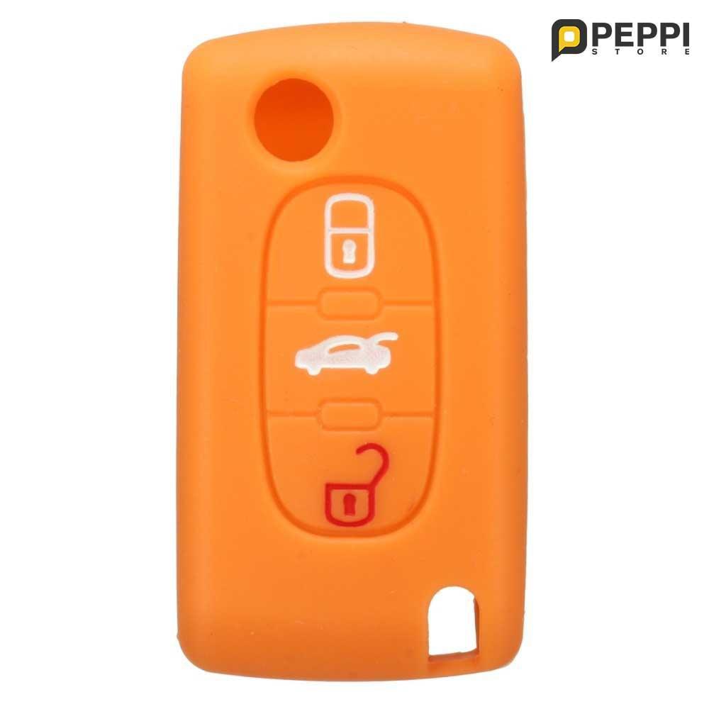 Husă de silicon pentru cheie Peugeot, 3 butoane
