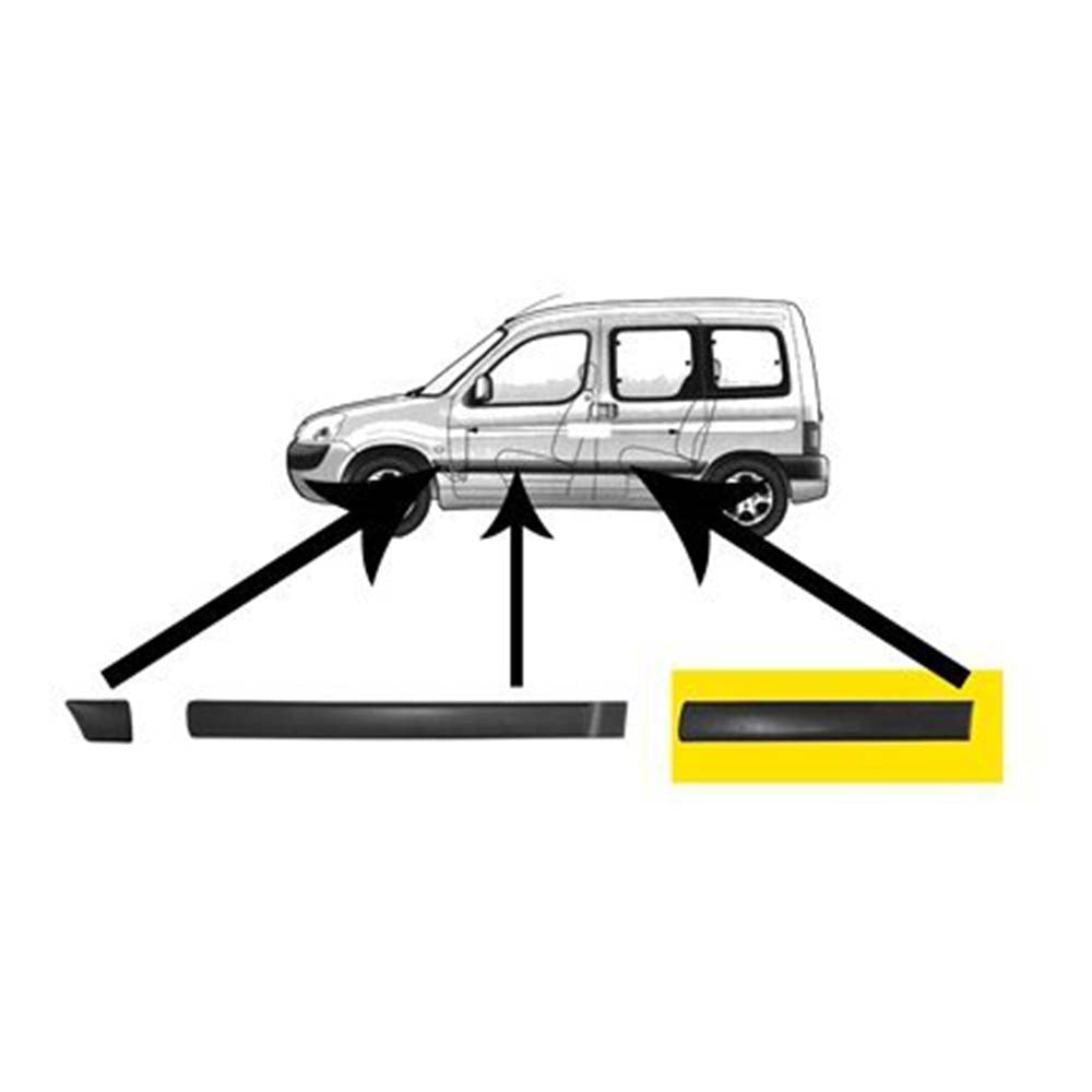 Peugeot Partner oldalsó díszléc 1996-