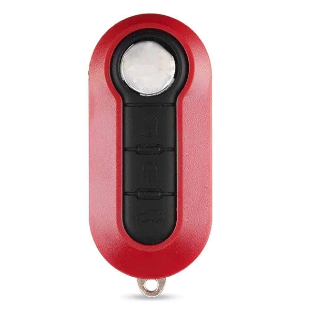 3 gombos, piros színű Lancia bicskakulcs fekete színű gombsorral.