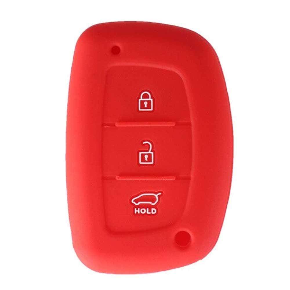 Hyundai kulcs szilikon tok piros