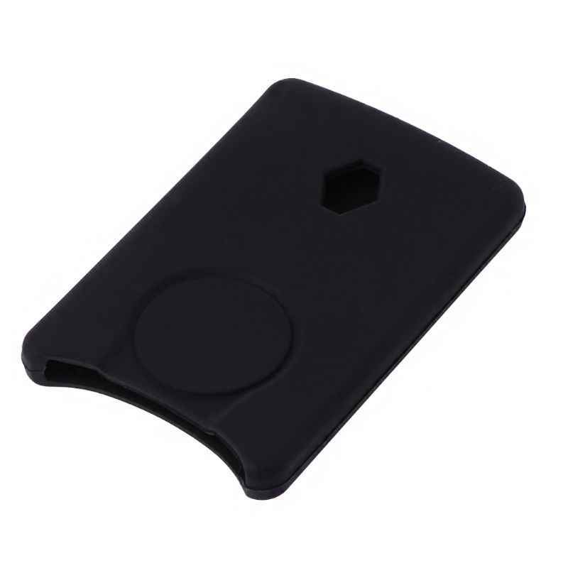 Renault kártya kulcs szilikon tok 4 gombos fekete