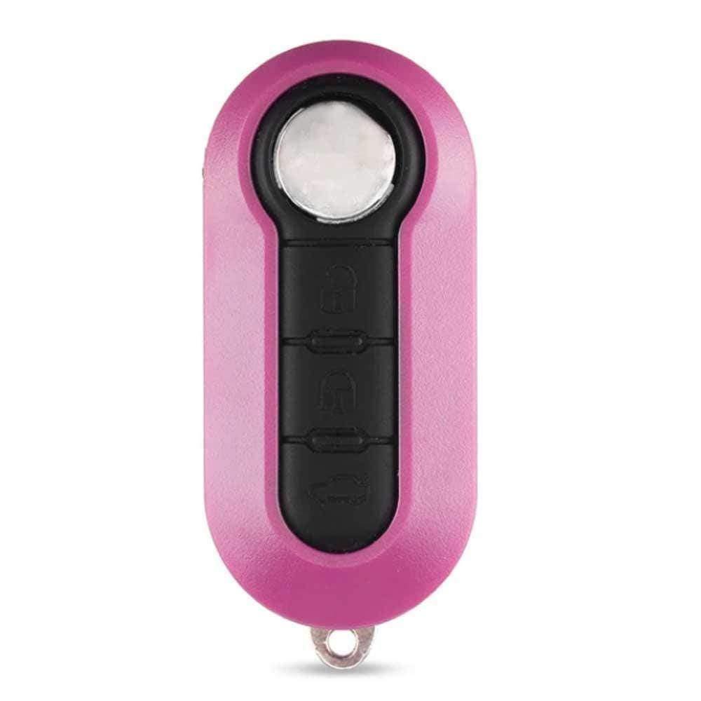 3 gombos, rózsaszín Lancia bicskakulcs fekete színű gombsorral.