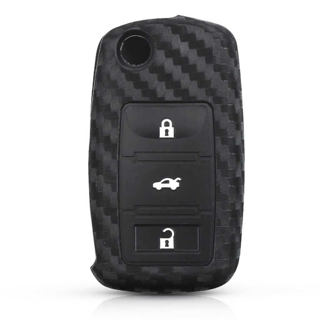 Husă silicon Skoda model Carbon