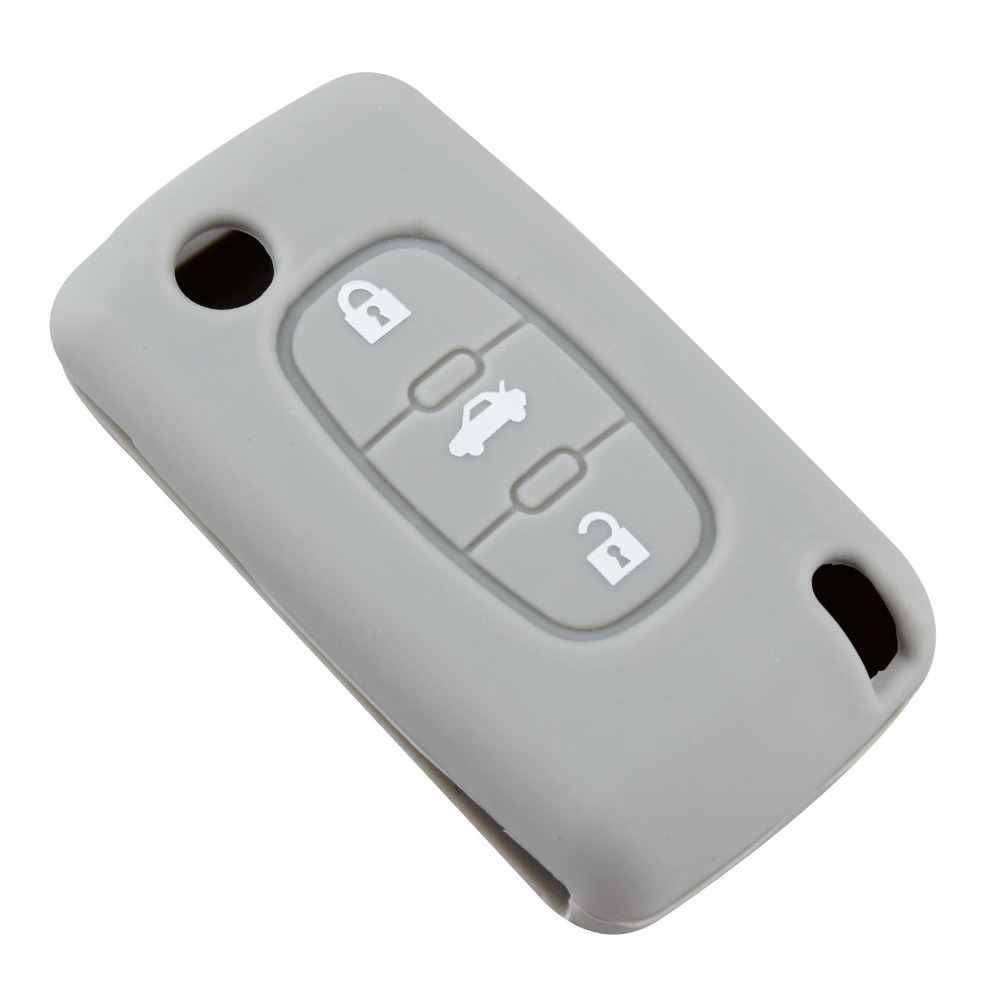 Husă de silicon pentru cheie Peugeot, 3 butoane