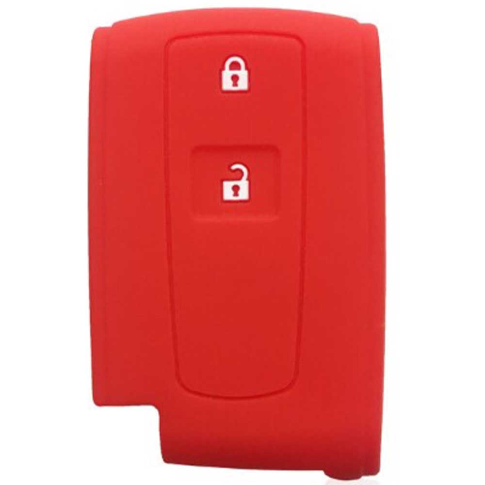 Piros színű, 2 gombos Toyota kulcs szilikon tok.