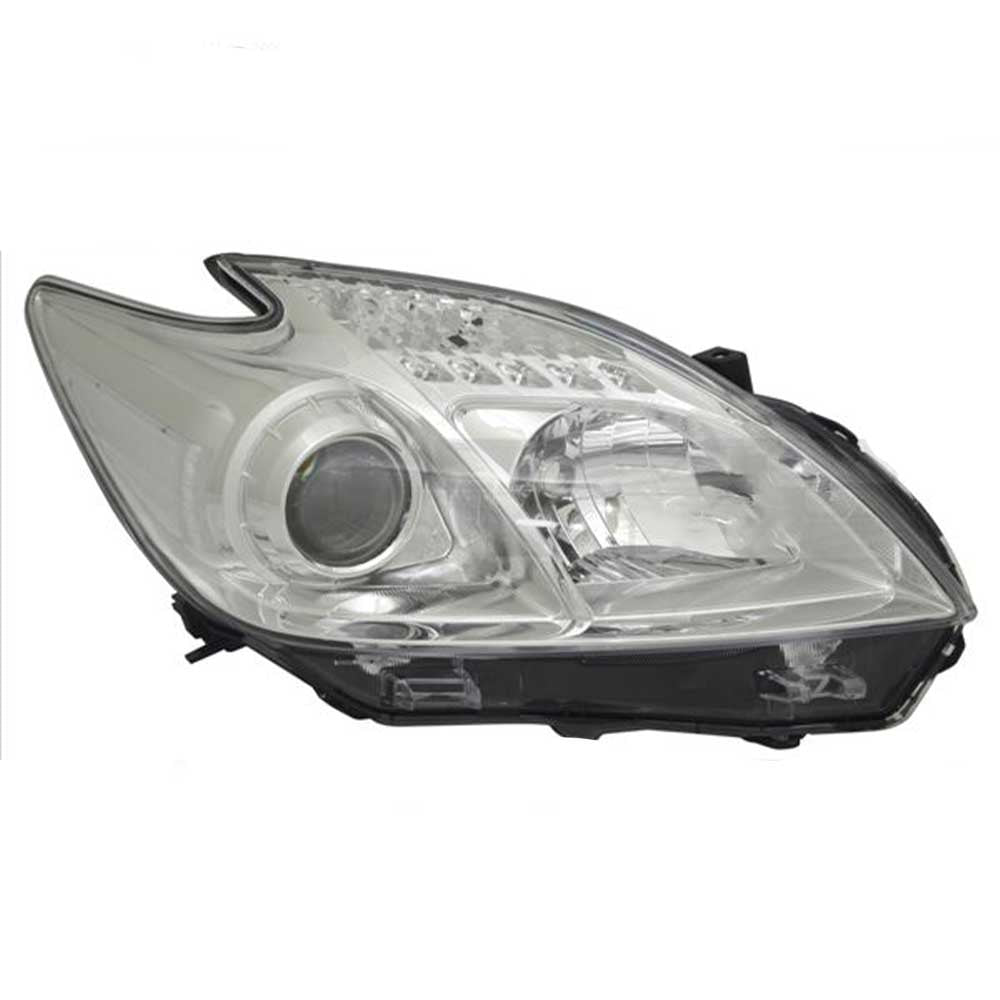 Toyota Prius jobb első fényszóró króm 2008-