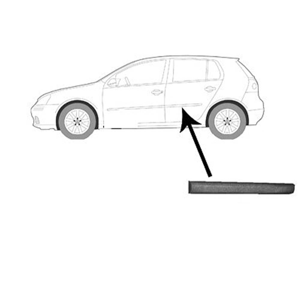 VW Golf 5 oldalsó díszléc 2003-