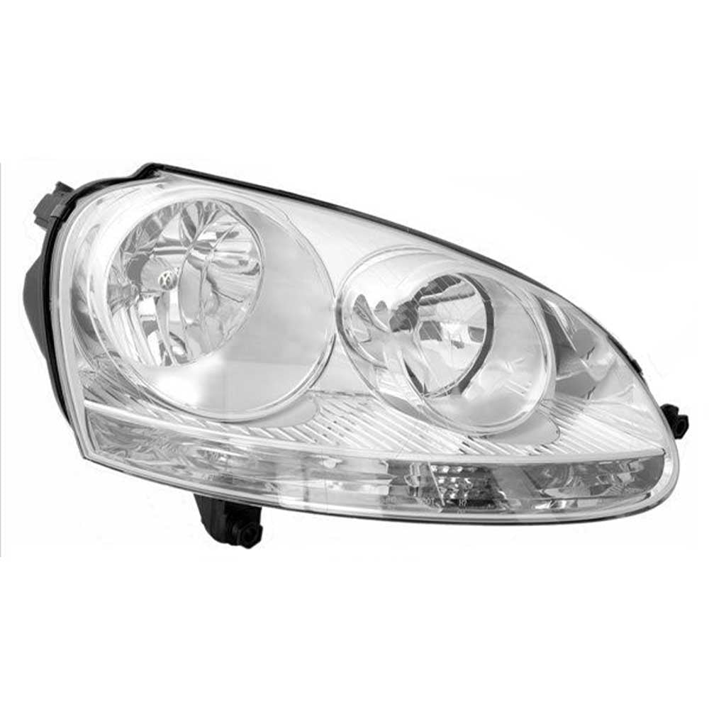 VW Jetta III jobb első fényszóró króm 2004-2010