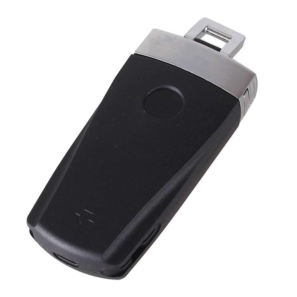 Fekete színű, 3 gombos VW Passat inditókulcs, kulcsház. Ezüst színű kulcsszárral.